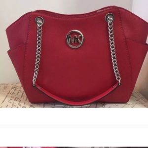 Michael Kors Red Handbag